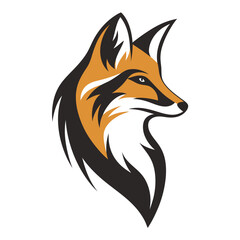 fox head silhouette