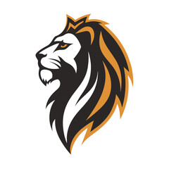 lion head silhouette