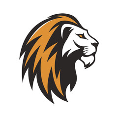 lion head silhouette