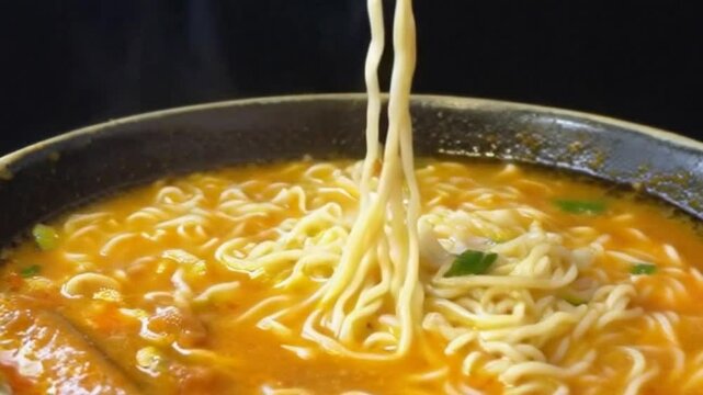 ramen noodles are very tasty and delicious