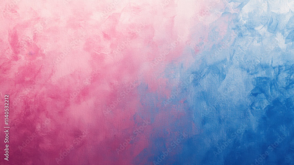 Poster soft gradient background with pink and blue color transition