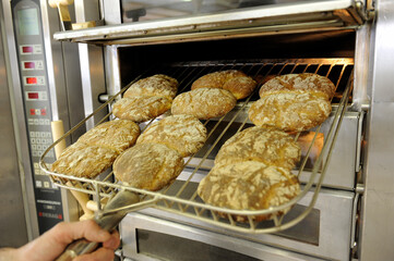 ur parl or rye bread in pairs from south tyrol in northern italy in Valvenosta.