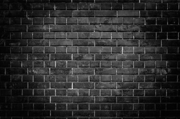 Dark brown bricks wall for abstract brick background and bricks texture.