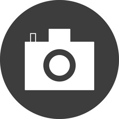 camera icon in black circle