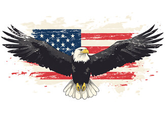 Usa Eagle Vector Art Png