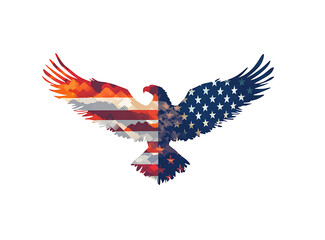 Usa Eagle Vector Art Png