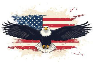 Usa Eagle Vector Art Png