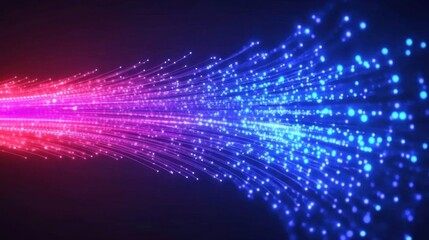 Obraz premium Vector design showcasing fiber optic cable technology.