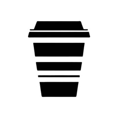 coffee cup icon vector art on white background