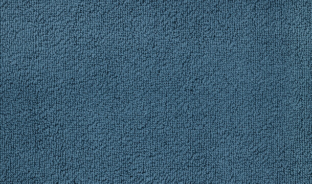 Close up soft blue microfiber towel texture