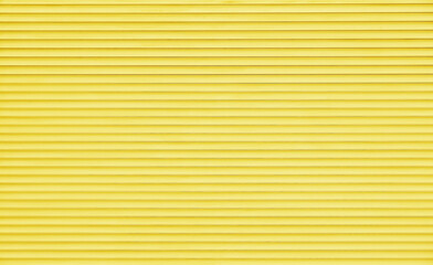 Yellow horizontal roller shutter blinds