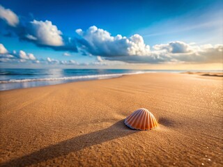 Obraz premium Minimalist Baladirou Beach Photography: Sun, Sand, Serenity