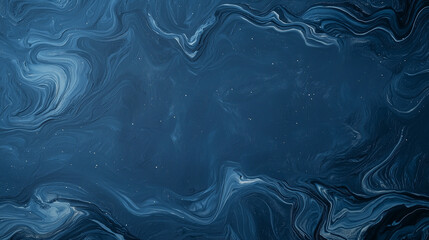 Obraz premium Navy Blue Liquid Marble Texture 