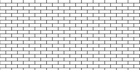 Empty masonry pavement floor and wall limestone brickwork concrete texture. Urban white, black line cement rough row wallpaper abstract background.	