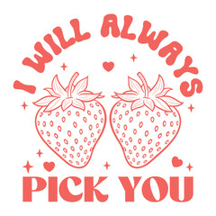 Retro Valentine’s Day SVG PNG Design