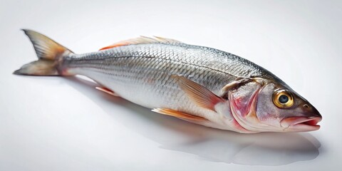 Obraz premium Minimalist Filleted Fish Photography: Clean, Simple Seafood Images