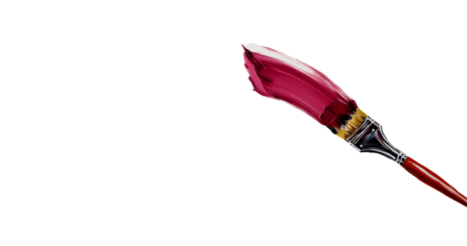 brush isolated on white