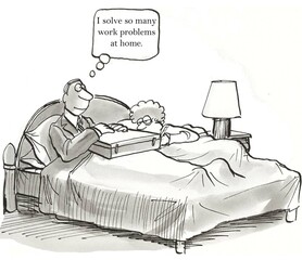 Solve work problems at home