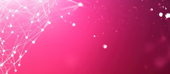 Abstract Pink Network Connection Background