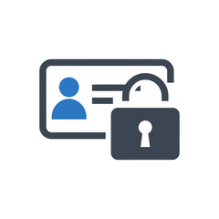 Secure ID Card Icon