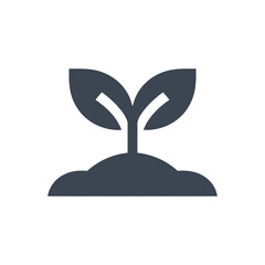 Growing Plant Symbol Icon