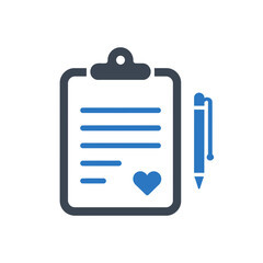 Health Report Checklist Icon