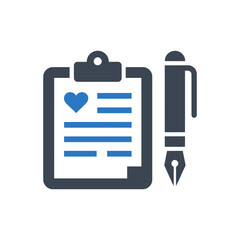 Medical Report Form Icon