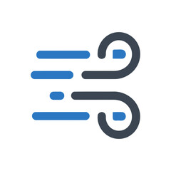 Obraz premium Airflow Wind Motion Icon