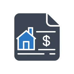 Property Financial Document Icon