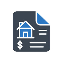 Real Estate Invoice Icon