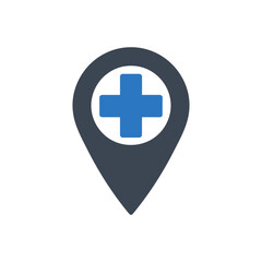 Healthcare Location Symbol Icon