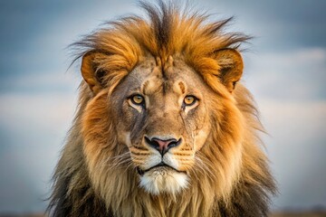 Minimalist Lion Photography: Free Images of Majestic Lions, Wildlife, African Safari, Big Cats