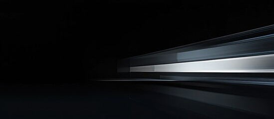Abstract Dark Grey and Silver Lines, Futuristic Design, Modern Technology Background