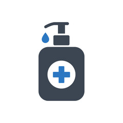 Hand Sanitizer Medical Icon