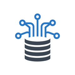 Digital Data Network Icon