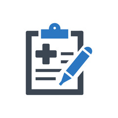 Medical Form Submission Icon