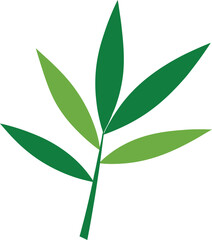 bamboo-leaf vector art