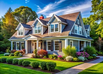 Modern Cape Cod House Photography: Candid Exterior & Interior Shots