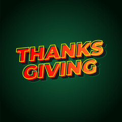 Thanksgiving text effect for social media ads