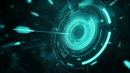 Obraz premium Abstract Technology Background. Futuristic HUD Interface.