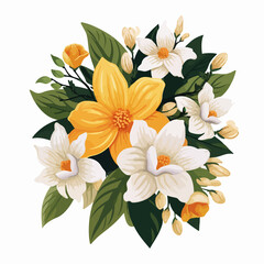 Beautiful Flower Garden Icon Vector Illustration for Decorative Purposes