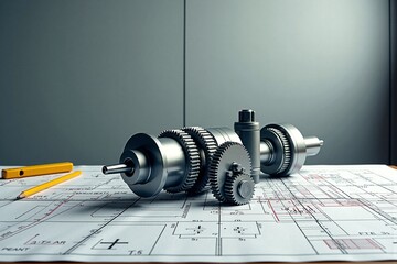 Engineering Drawing Scene