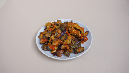 Sambal balado teri kacang tempe is fried anchovy