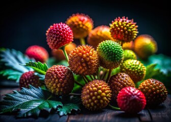 Natural Plant Capsules for High Blood Pressure: Elevated View, Low Light Photography