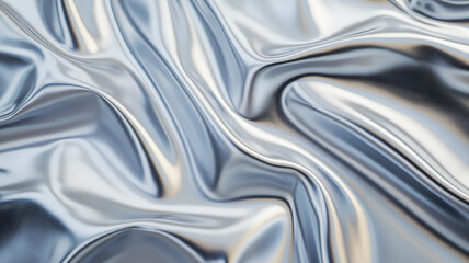 Silver Fabric Drape Texture