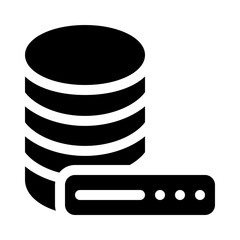 Database glyph icon
