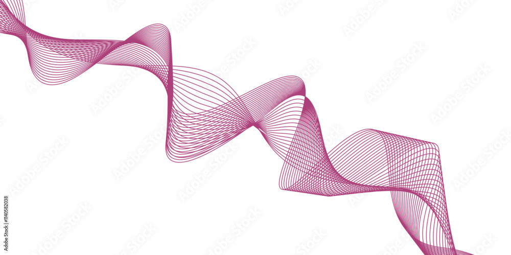 Fototapete abstract colorful wave element for design. digital frequency track equalizer. digital frequency trac