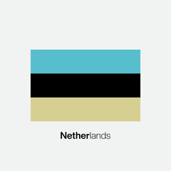 An Inverted flag of Netherlands illustration