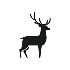 simple deer logo design
