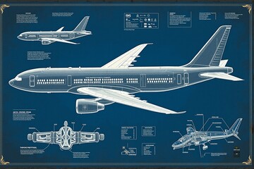 Airplane Blueprint Scene